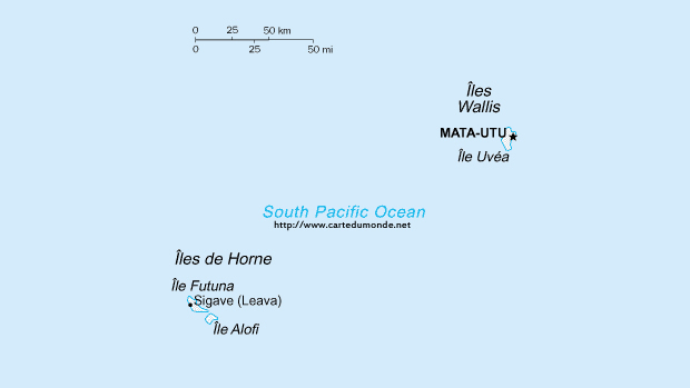 Mapa Wallis i Futuna