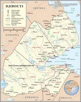 Mapa Dżibuti
