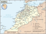 Mapa Maroko