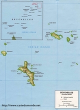 Mapa Seszele